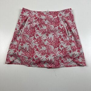Vineyard Vines Women XS Size 2 Floral Hawaiian‎ White Pink Lined Skirt
